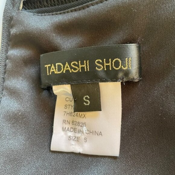 Tadashi Shoji Cocktail Dress LBD Day to Night Black Size Small - Picture 5 of 7
